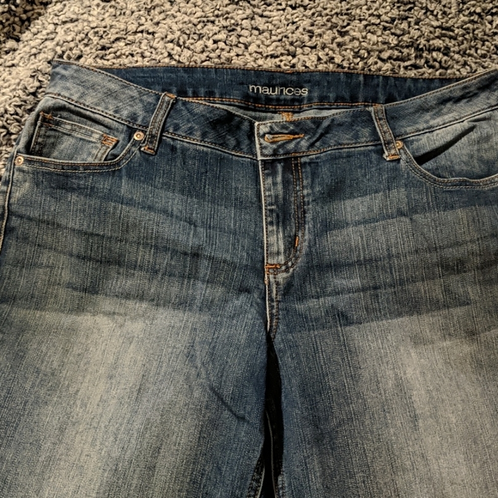Maurice's straight leg jeans